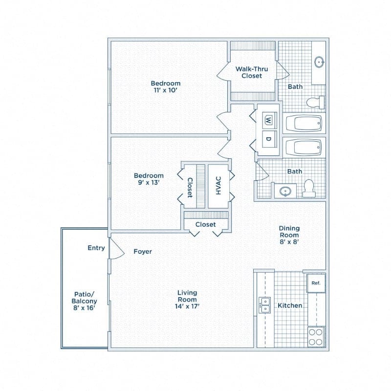 the lakes of holland apartments floor plan C